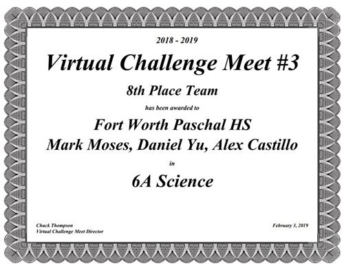 Virtual Challenge 3 